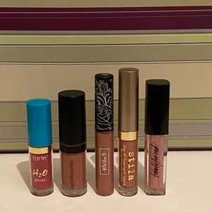 Nude Collection of Lipgloss and Matte Lipstick from Stila, Tarte, etc